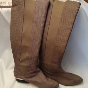ABS women's size 7.5 leather tan boots.